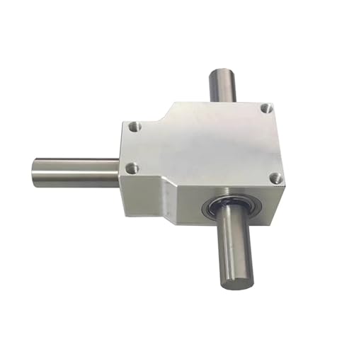 Gearbox 90 Degree Angle Reducer Corner Device 1:1 Transmission Reversing Steering Gearbox 8mm Dual Output Shaft Commutator Steering Direction