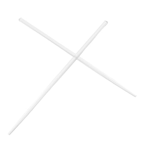 CLISPEED Palillos Japoneses De Vidrio Para Sushi y Sashimi Transparentes Reutilizables Cómodos De Sostener