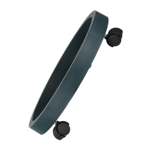 LOORGVEL ローリングプランターベース 丸型キャスター付き 耐荷重プランタートレー 室内外対応 移動簡単 多機能植木鉢受け皿 耐久製 フロア