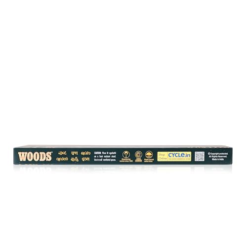 Image of Cycle Pure Woods Natural Incense Sticks, 9 Inch, Pack of 3 (70g Agarbatti Per Pack) | Lasts Upto 60 Mins per Stick | Woody, Sandal, Resin, Cedar, Masala, Amber, Natural Fragrance for Puja, Meditation