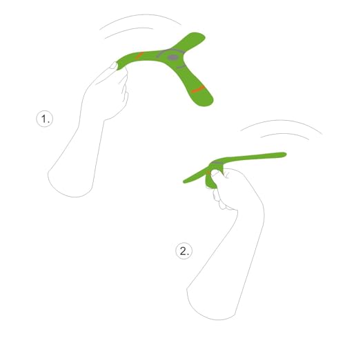 HABA Terra Kids Boomerang – Dreiflügler aus Hartschaum mit Wurfanleitung, für Anfänger geeignet, Gute Flugeigenschaften, für Kinder ab 6 Jahren– 2011894001
