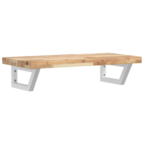 Estantería para lavabo de madera 60x40 cm con soporte de pared 2