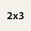 Cream 2X3 Inches