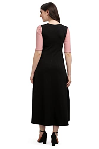 Image of Purvaja Women's Geometric Half Sleeve Maxi Dress