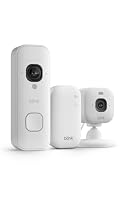 Blink Battery Doorbell 2K+ (newest model) and Mini 2K+ (newest model) — 2K video resolution, enhanced audio. Sync Module Core included - 1 Camera + Battery Doorbell 2K+ (White)