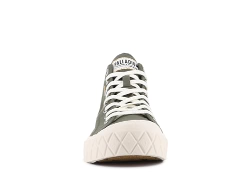 Image of Palladium Unisex Palla Ace Mid Organic Canvas Lace Up Sneaker