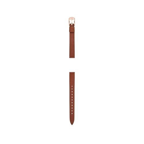 Image of Fossil Men's 22mm Dark Brown LiteHide Leather Watch Band