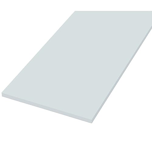 ウッドワン 仕上げてる棚板 白無地の棚板 厚み20mm 糸面 奥行400mm 間口780mm ホワイト色 STT0780M-D1I-W