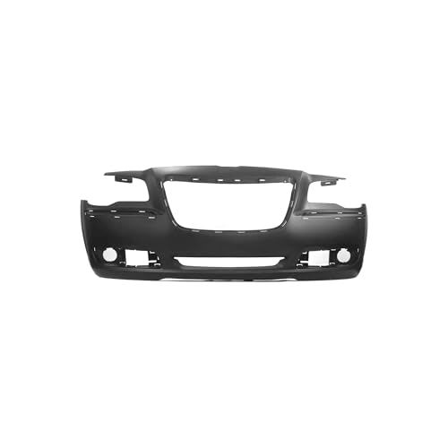 Image of FitParts Compatible with Chrysler 300 2011-2014 Front Bumper Cover | Primed, Sedan, SRT8, Ready to Paint, OEM 11LX100AA, CH1000A00