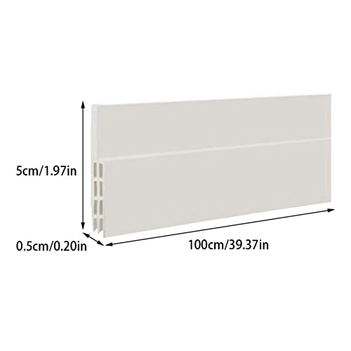 Door Draft Stopper | Under Door Draft Blocker | Dustproof Soundproof Door Sweep | Door Gap for Preventing Draughts, Noise, Dust and Animals Zebroau - Image 7