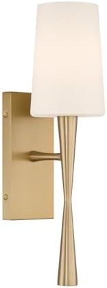 Crystorama Trenton 5'' Aged Brass Sconce