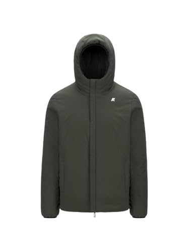 K-Way Jack st Warm Reversible, Noir réversible, vert, XXL