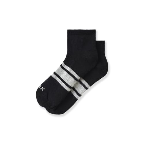 IBEX Light 1/4 Cushion Unisex Merino Wool Ankle Socks | Lightweight Quarter Socks with Arch Support & Reinforced Toe & Heel