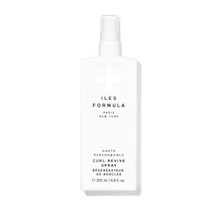 Iles Formula Haute Performance Curl Revive Spray: Anti-Frizz and Anti Humidity Spray – Defines, Adds Texture, and Style Curly or Wavy Hair, 6.8 Fl Oz (200 ML)
