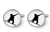 snowboard herren set Qualitativ hochwertig. Manschettenknöpfe Snowboarder Snowboarder Herren Hochzeit Manschettenknöpfe Geschenk für Ihn