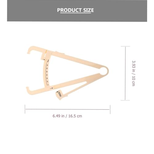 Image of ZIBUYU Body Fat Caliper, Accurate Body Fat Measurement and Skinfold Testing Tool, Reliable Fitness Gauge for Doctors, Trainers, and Nutritionists