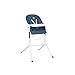Babymoov 2en1 Chaise Haute Slick Navy, Transat de 0 à 3 Ans, Tablette Ouverture Latérale, 2 Roues aux Pieds Arrières, Bleu, Taille Unique
