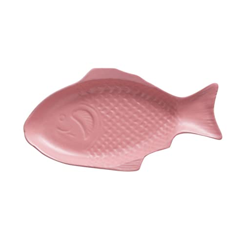 Cabilock Plat En Céramique En Forme De Poisson Assiette Créative Pour Servir Des Aliments Conserver Des Collations Poêle À Poisson Unique Vaisselle De Table Pour La Famille