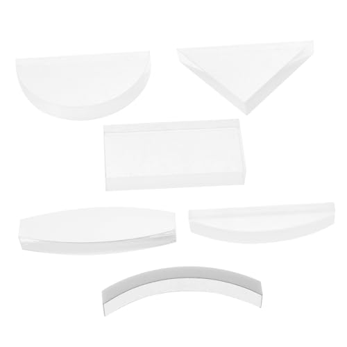 FUNOMOCYA 1 Set Optical Convex Lens for Teaching Optical Convex Lens Concave Lens Glass Optical Concave Lens for Physics Teaching