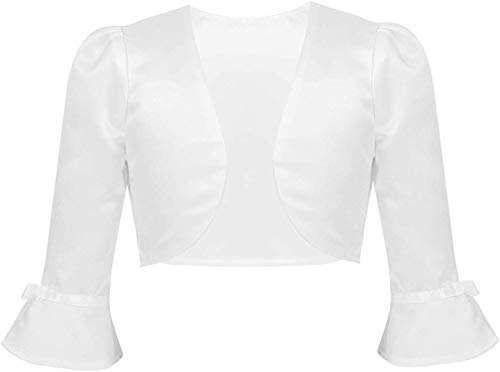 Image of PINK WINGS Girls Satin Shrug