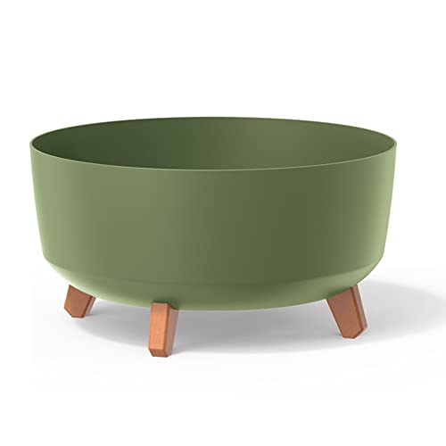 Macetero Color Verde Tierra,Sin Depósito , Colección Gracia De 38 X 38 X 19,5 Cm, Capacidad De 14,3 L. Macetero Color Verde Tierra,Sin Depósito , Colección Gracia De 38 X 38 X 19,5 Cm, Capacidad De 14,3 L.