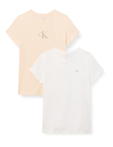 Calvin Klein 2-Pack Slim Monologo T-Shirt para evitar rozaduras