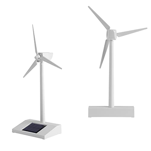 Molino de viento solar Alomejor, juguete de ciencia interactivo hecho de ABS 2