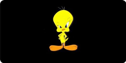 Angry Tweety Bird Photo License Plate