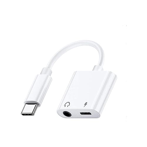 タイプC イヤホン変換 ケーブル 2in1 オーディオ変換アダプタ 音楽・充電同時 通話可能 60W PD急速充電 Type-C イヤホンジャック 3.5mm Aux端子 USB-C FOR iPad Pro/iPad Air/Galaxy S21 Ula