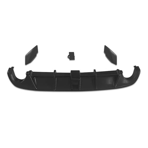 Difusor trasero Golf MK6 con acabado premium negro mate