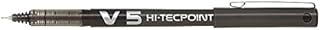 Pilot V5 Hi-Tecpoint - Bolígrafo de punta líquida (punta de 0,5 mm, línea de 0,3 mm, 12 unidades), color negro