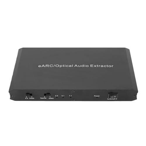 Extractor de sonido óptico EARC para sistemas de altavoces de TV en la sala de estar