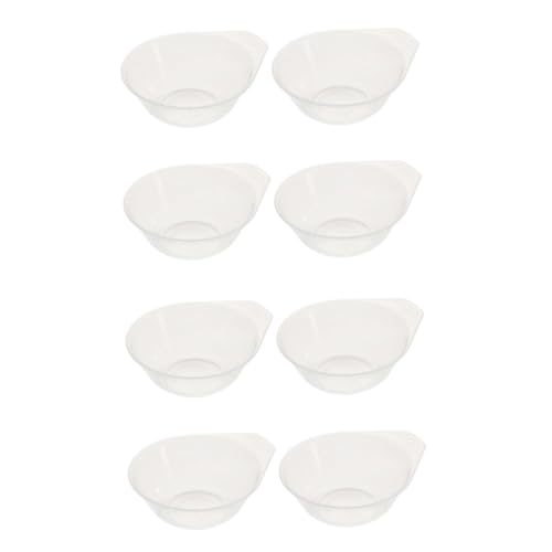 COLLBATH 8pcs Plastic Bowls Lightweight Camping Supplies for Outdoor Activities Multi-purpose Bowls for Picnics Family Gatherings and Daily Use Compact and Easy to Carry