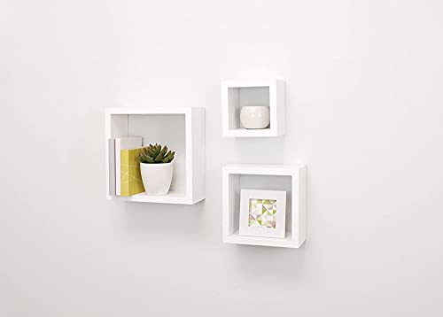 Kieragrace Cubbi Floating Shelf, White #TOP5