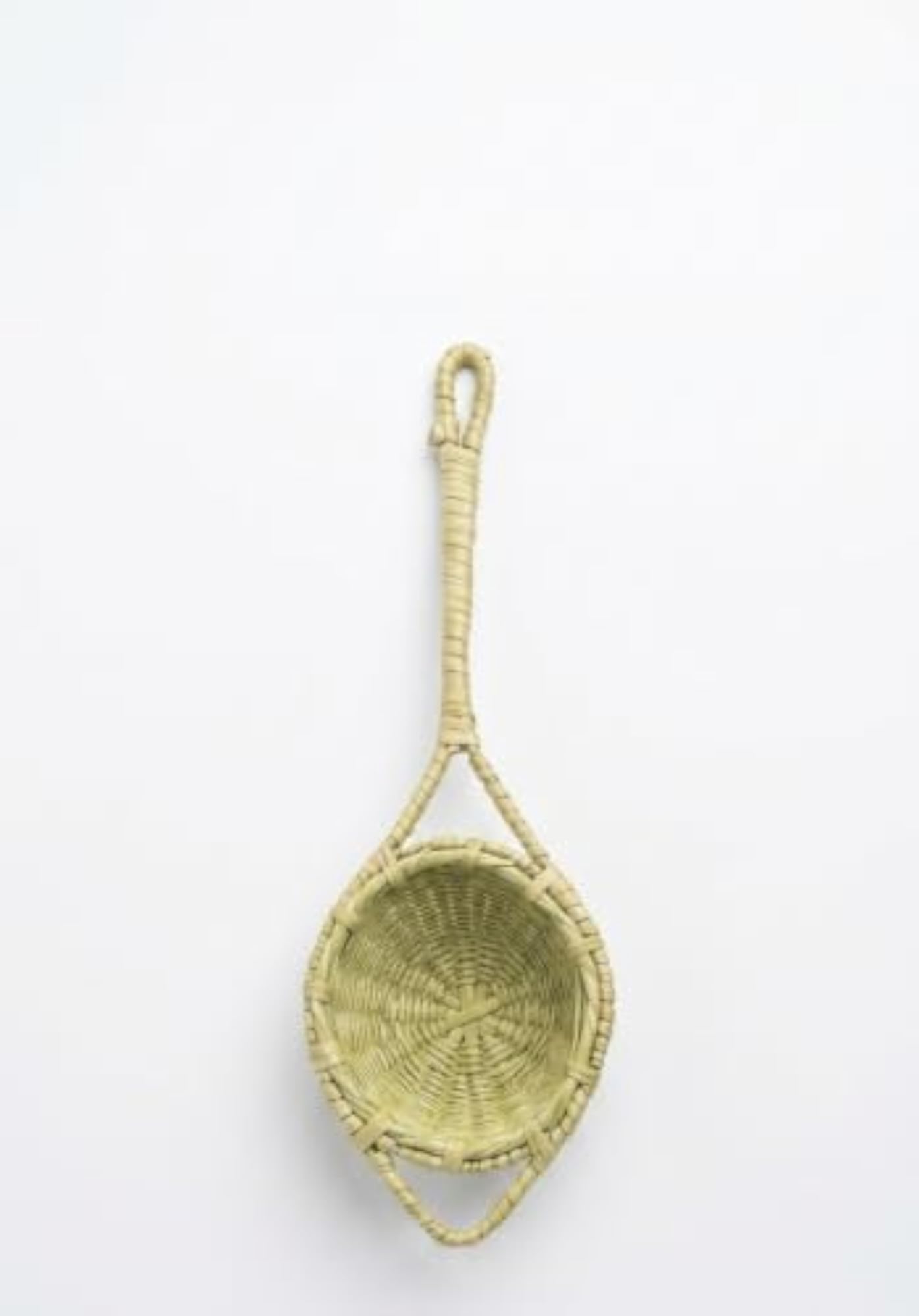 Handcrafted Bamboo Loose Leaf Tea Strainer with Hanging Loop