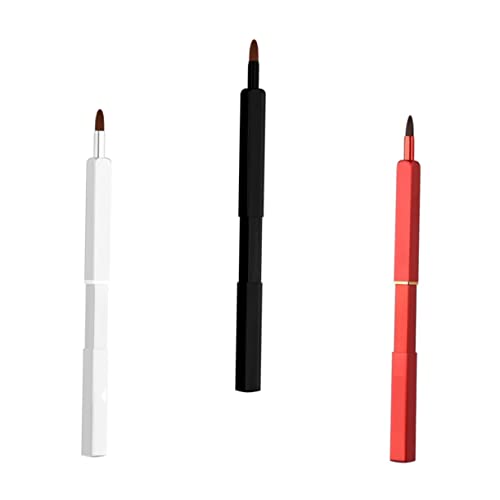 Pinceles de labios retráctiles para aplicar brillo labial de forma higiénica y sin manchas