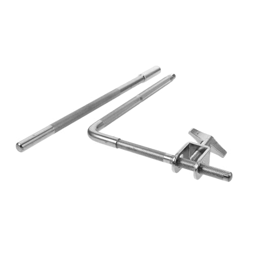 WESIEVYA Soporte De Percusión Ajustable Para Cowbell Abrazadera De Montaje Multi- Para Batería Accesorio Para Músicos y Prácticas De