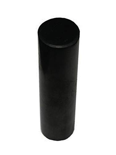 Shungite - Cilindro pulido (10 x 3 cm, mediación de masajes)
