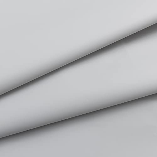 Image of Barossa Design Gray Silver Long Shower Curtain Liner 78 inch Height - 3 Magnets & Waterproof Lightweight PEVA Shower Liner for Bath Tub, PVC Free, Metal Grommets, Silver Gray, 72x78