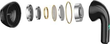 Image of Fire Boltt Firepods Ares True Wireless Earbuds(Black) - In Ear