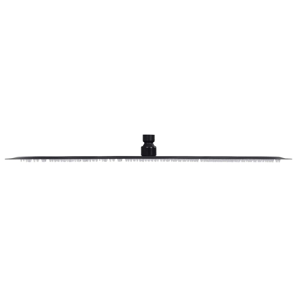 ShGaxin Cabezal de Ducha Efecto Lluvia Acero INOX Redondo Negro 50 cm, Rociador Ducha, Ducha Lluvia, Alcachofa Ducha, Duchas De Baño Alcachofa Lluvia, Recambios Columna Ducha - 147694