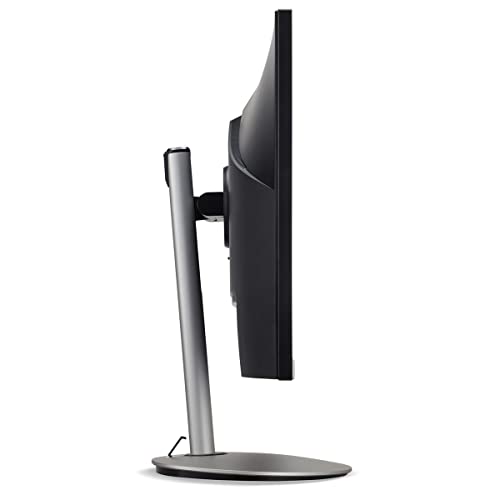 Image of acer CB242Y Dbmiprcx 23.8 inch Full HD (1920 x 1080) IPS Frameless, AMD FreeSync, 1ms VRB, ErgoStand Monitor with Full HD Adjustable Webcam (Display Port, HDMI & VGA Ports),Black