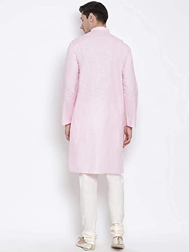 Image of Royal Kurta Mens Cotton Long Kurta Pyjama Set