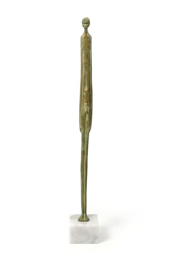 Salvadori Arte. Ombra della sera h. cm. 40. Riproduzione in bronzo scultura etrusca con base in marmo