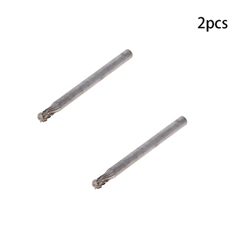 Fresas rotativas Auniwaig 3mm 2 piezas de aleación de acero miniatura 3