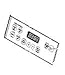 General Electric WB27T10687 FACEPLATE GRAPHICS