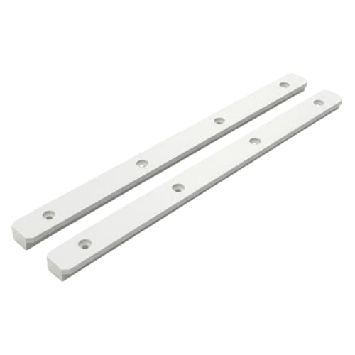 2x Schlitzschiene passend für Metabo TS254M | 250 mm (9,84 Zoll) Schienen für Tischsäge, 3 mm Holzschrauben nicht im Lieferumfang enthalten