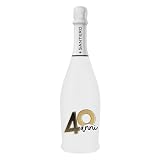 BRANDGIFT.IT Bottiglia Personalizzata Compleanno Santero 958 Spumante Extra Dry Perlage Floreale Bottiglie Personalizzate Anni Compiuti Ottimo Regalo Per Brindisi Originali (ORO, 40 ANNI)