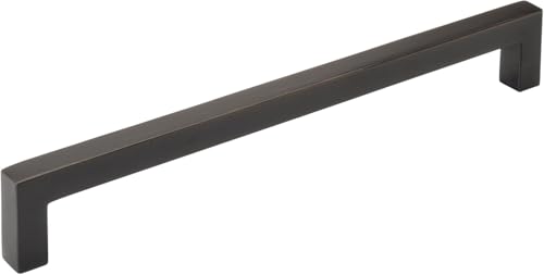 Image of Amerock BP36908ORB | Oil Rubbed Bronze Cabinet Pull | 7-9 /16 inch (192 mm) Center to Center Cabinet Handle | Monument | Furniture Hardware