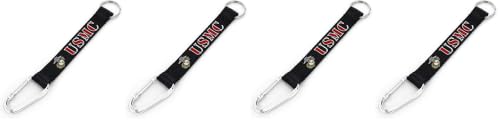 aminco United States Marine Corps Carabiner Lanyard Keychain, Red, 5